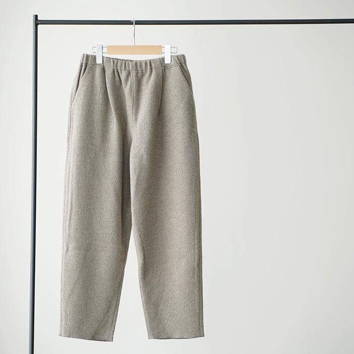 evam eva プレスウールパンツ