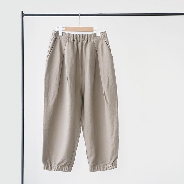 evam eva brushed cotton cropped pants
