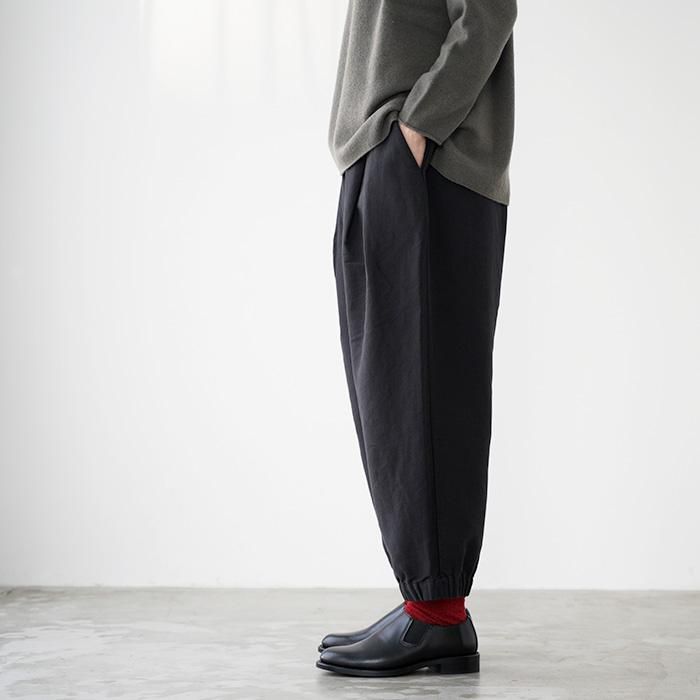 evam eva brushed cotton cropped pants