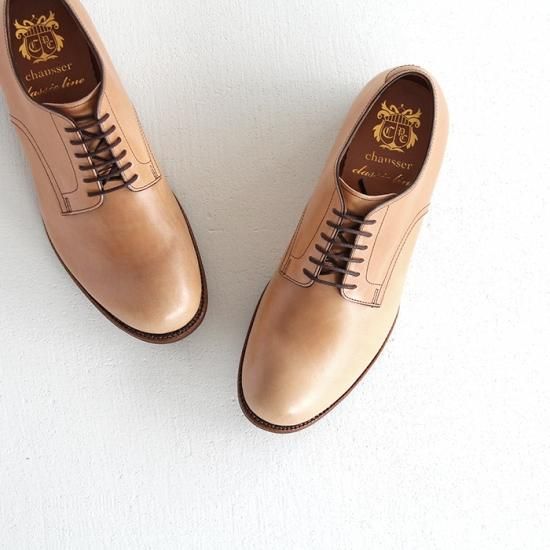 ✨希少✨Chausser コードバン ブラック　プレーントゥ ✨希少✨Chausser コードバン ブラックプレーントゥ