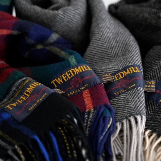 新品◎アーバンリサーチドアーズ◎TWEED MILL　wool stole 楽天市場】tweedmill grey stewartの通販