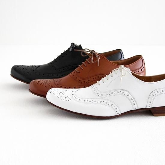 【美品】chausser ショセ ウイングチップ レースアップ シューズ TRAVEL SHOES by chausser トラベルシューズバイショセ ウイング