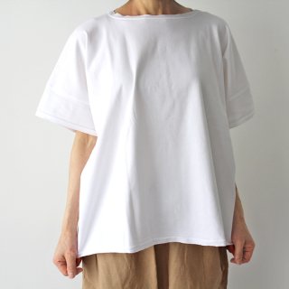 MITTAN ミッタン suvin半袖ワイド平面T T-06 白 メンズ レディース シャツ