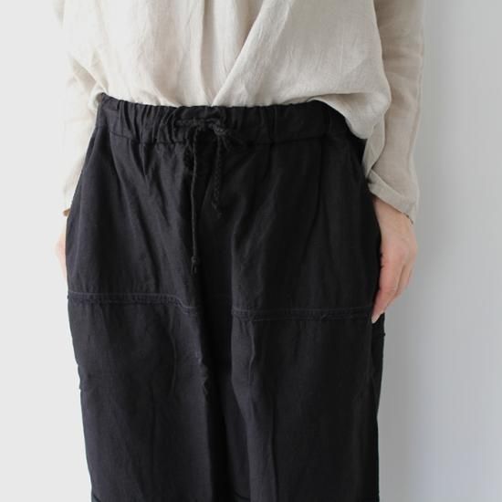 ミッタン MITTAN 竹パンツ（草木濃染）BANBOO COTTON PANTS DARK