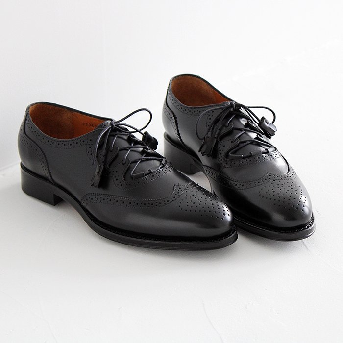 Jalan Sriwijaya ジャランスリウァヤ ギリーシューズ 99042 BLACK CALF LEATHER SOLE レディース 靴 靴通販  maqoo shoes&co.