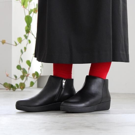 fitflop フィットフロップ SUMI LEATHER ANKLE BOOTS スミ レザー アンクルブーツ レディース ブーツ 靴通販  maqoo shoes&co.