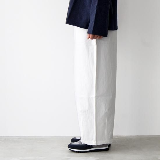 nuuno. ヌウノ ポッカパンツ 綿麻 白 レディース パンツ 靴通販 maqoo