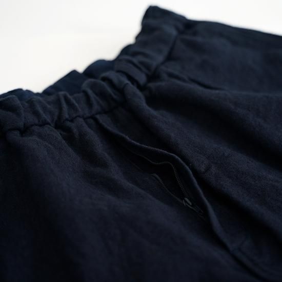 MITTAN ミッタン 亜麻苧麻ビッグ PT-72 濃紺 メンズ レディース パンツ