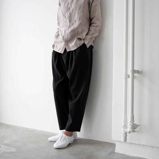 【未使用】evam eva リネンコットンタックパンツ　中川政七商店　リゼッタ evam eva(エヴァム エヴァ) 【2021ss新作】リネンタックパンツ
