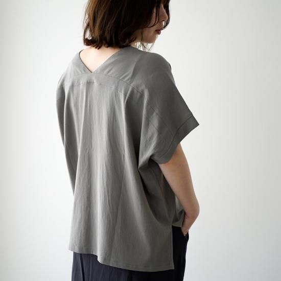 evam eva エヴァムエヴァ cotton pullover コットンプルオーバー