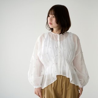 kijinokanosei ΥΥ tuck blouse  sakuranbo WHITE 777027 å֥饦   ۥ磻 KJ307SS11B ǥ 