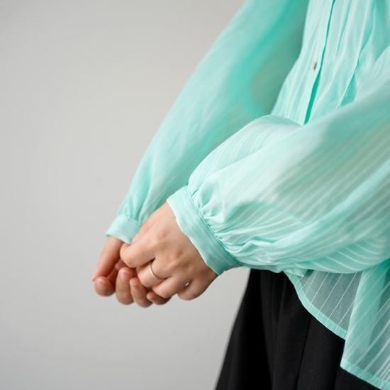 kijinokanosei キジノカノウセイ tuck blouse nagi MINT 777026