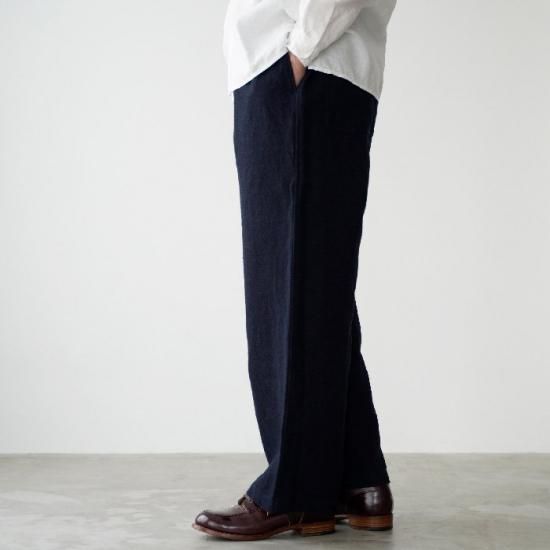 【新品】MITTAN 亜麻苧麻ワイド PT-92 墨黒 サイズ２ 25SS MITTAN / 亜麻苧麻ワイドパンツ 墨黒 PT-92 / unisex – PINT_MN