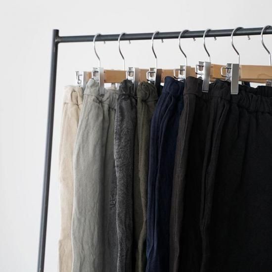 MITTAN ミッタン 亜麻苧麻ワイド PT-92 濃紺 メンズ レディース