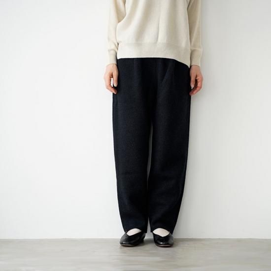 evam eva エヴァムエヴァ press wool pants プレスウールパンツ