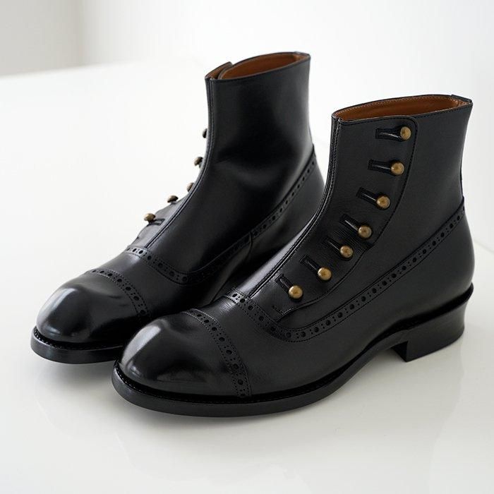 chausser ショセ ボタンブーツ C-7039 メンズ 靴 ショートブーツ