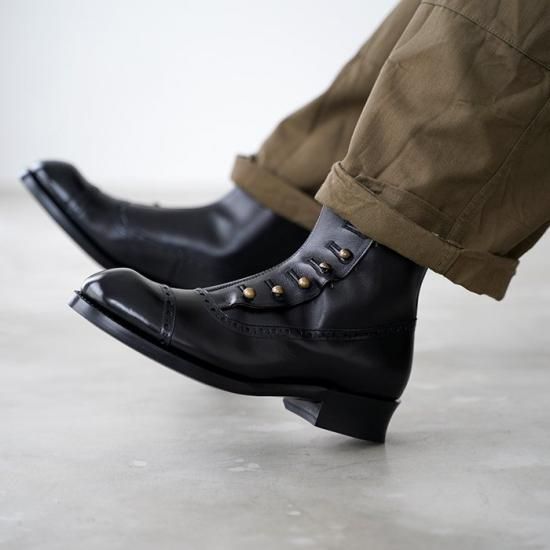 chausser ショセ ボタンブーツ C-7039 メンズ 靴 ショートブーツ 靴