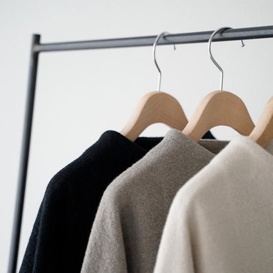 evam eva エヴァムエヴァ プレスウールショートコート press wool