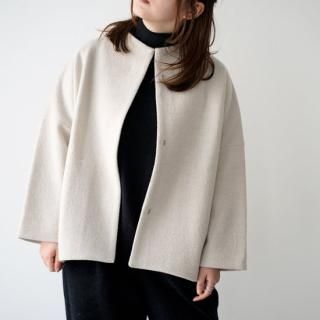 evam eva २ ץ쥹륷硼ȥ press wool short coat E243K092  ǥ
