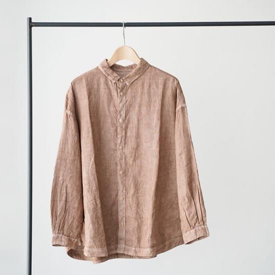 25SS MITTAN やわらか大麻ビッグシャツ MITTAN やわらか大麻ビッグシャツ - 白 - PURAS