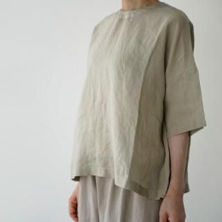 evam eva エヴァムエヴァ linen pullover E251T241 リネン プルオーバー レディース トップス