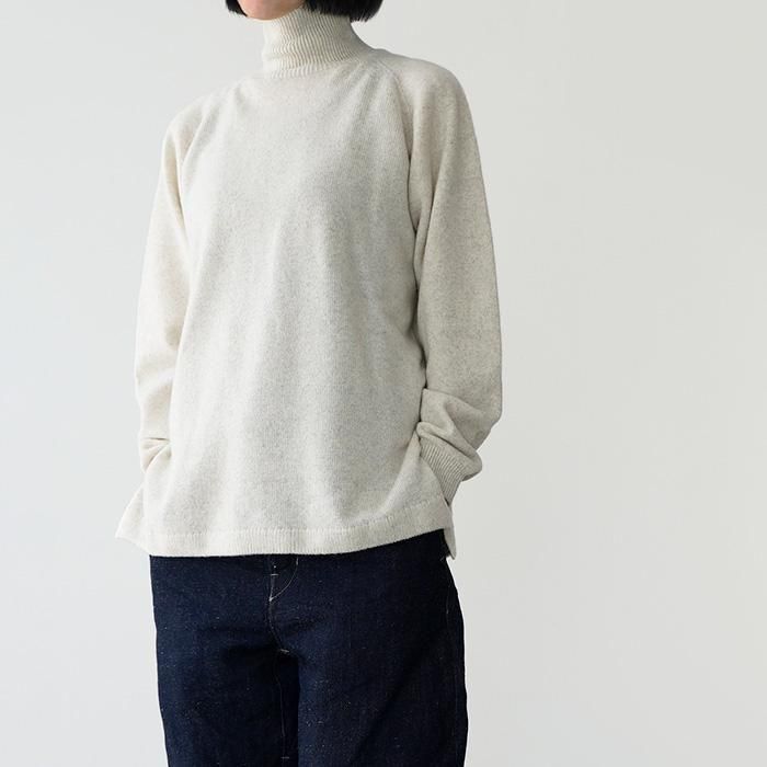 MITTAN ウルグアイウールセーター 薄灰 サイズ3 MITTAN KN-20 ウルグアイ ウールセーター 薄灰 | Routes*Roots