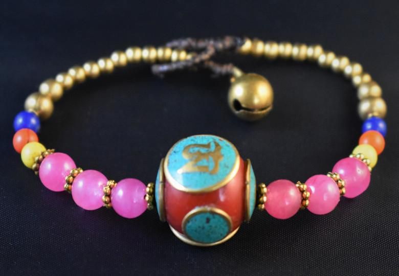 ブレスレットトルコ石珊瑚
