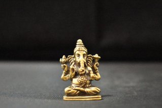 ガネーシャ神像【真鍮製】/仏像・神像/ヒンドゥー教/インド神話