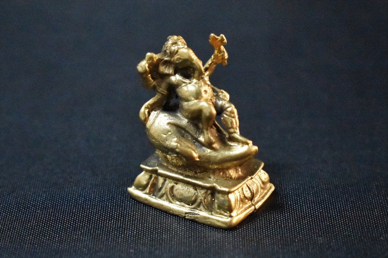 ガネーシャ神像 真鍮製 仏像 神像 ヒンドゥー教 インド神話 Lapislazuli