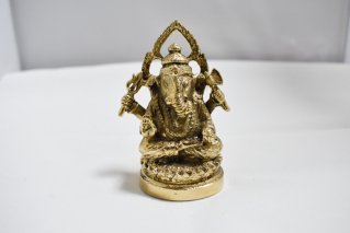 ガネーシャ像【真鍮製】/置物/ヒンドゥー/仏像・神像