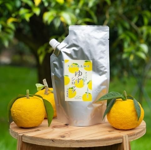 ゆずシロップ 500g （有機ゆず100％使用・5倍希釈） - nakamura farm