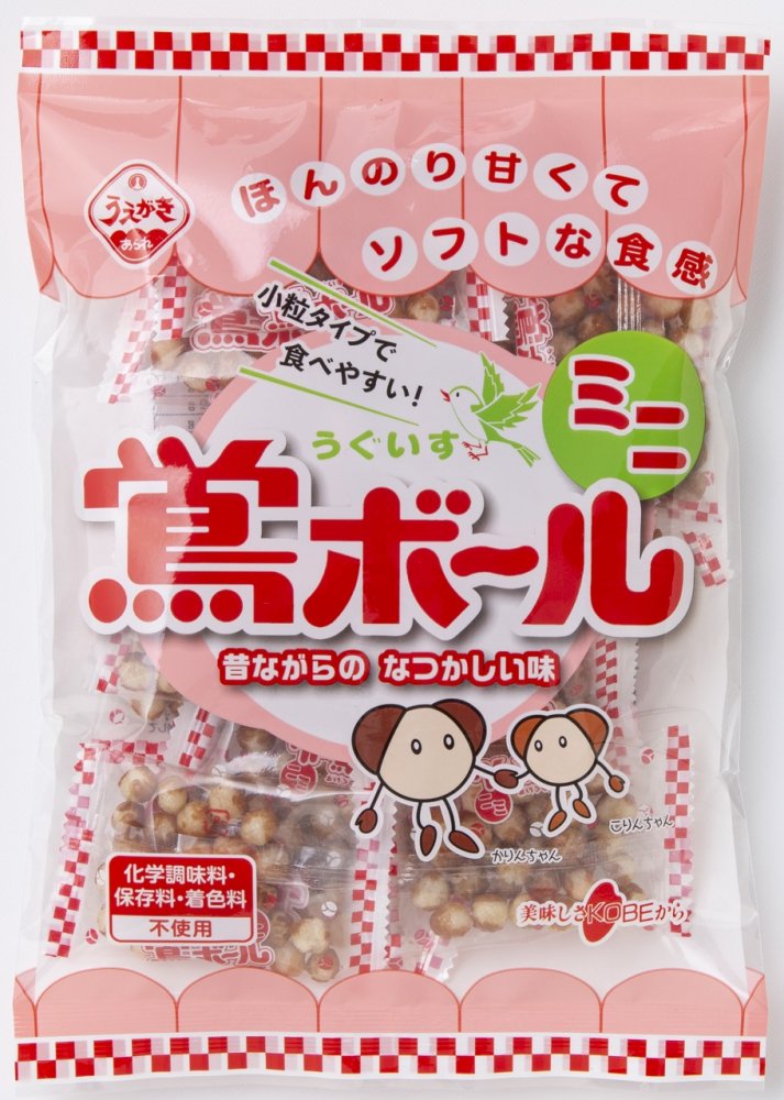植垣米菓　108g 鴬ボールミニ（12袋セット）（１袋あたり196円）