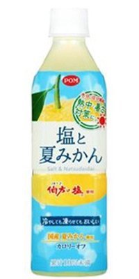 えひめ飲料　POM　塩と夏みかん　490mlペット　24本入 ×２ケース（1本あたり96円）