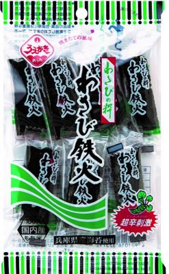 植垣米菓　１８ｇわさび鉄火　１２袋入（１袋あたり124円）