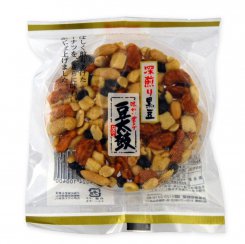 日進堂製菓 豆太鼓 黒豆 1枚×15袋（1袋あたり112円)