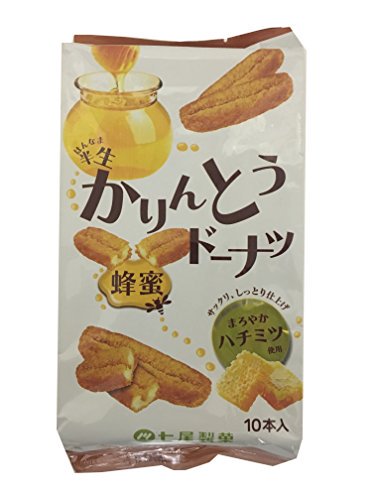 七尾製菓 半生かりんとうドーナツ 蜂蜜 10本×12袋（１袋あたり188円）