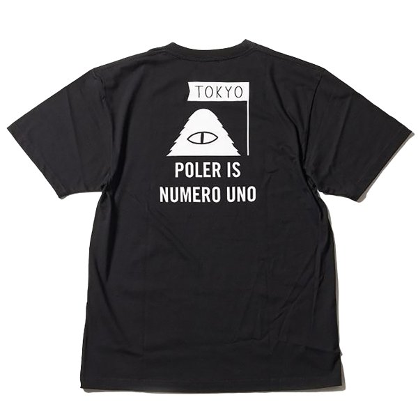 <img class='new_mark_img1' src='https://img.shop-pro.jp/img/new/icons5.gif' style='border:none;display:inline;margin:0px;padding:0px;width:auto;' />POLER TOKYO TEE - BLACK