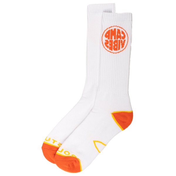 <img class='new_mark_img1' src='https://img.shop-pro.jp/img/new/icons5.gif' style='border:none;display:inline;margin:0px;padding:0px;width:auto;' />CAMP VIBES SOCK - WHITE