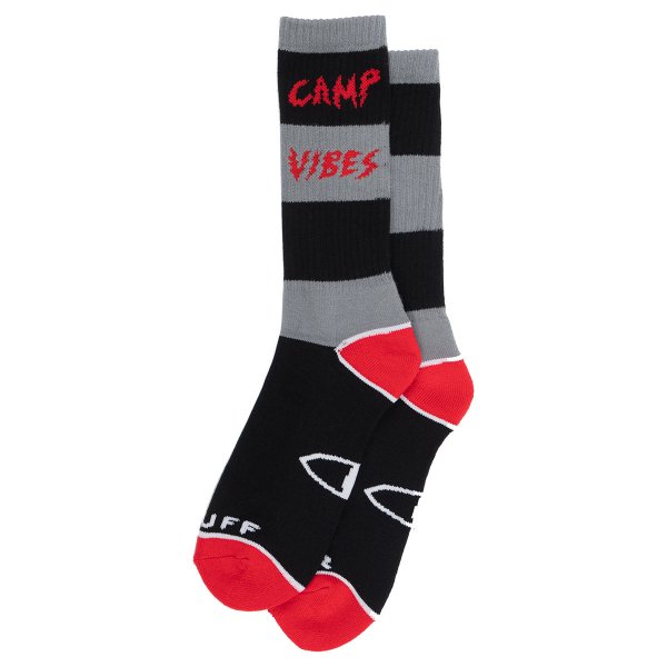<img class='new_mark_img1' src='https://img.shop-pro.jp/img/new/icons5.gif' style='border:none;display:inline;margin:0px;padding:0px;width:auto;' />HEAVY VIBES SOCK - BLACK/RED