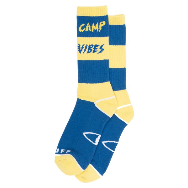 <img class='new_mark_img1' src='https://img.shop-pro.jp/img/new/icons5.gif' style='border:none;display:inline;margin:0px;padding:0px;width:auto;' />HEAVY VIBES SOCK - BLUE/YELLOW
