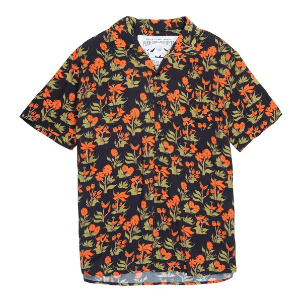 <img class='new_mark_img1' src='https://img.shop-pro.jp/img/new/icons5.gif' style='border:none;display:inline;margin:0px;padding:0px;width:auto;' />ALOHA SHIRT - ORCHID FLORAL BLACK