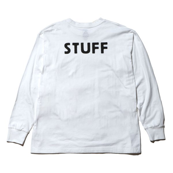 <img class='new_mark_img1' src='https://img.shop-pro.jp/img/new/icons5.gif' style='border:none;display:inline;margin:0px;padding:0px;width:auto;' />POLER STUFF RELAX FIT L/S TEE - WHITE