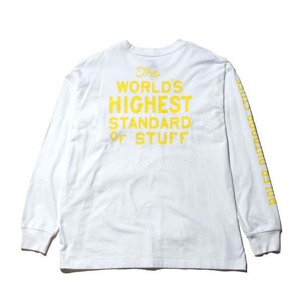 <img class='new_mark_img1' src='https://img.shop-pro.jp/img/new/icons5.gif' style='border:none;display:inline;margin:0px;padding:0px;width:auto;' />HIGHEST STANDARD RELAX FIT L/S TEE - WHITE