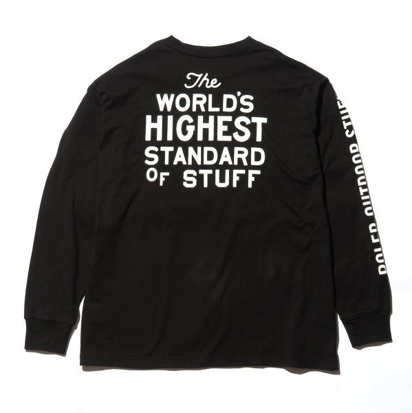<img class='new_mark_img1' src='https://img.shop-pro.jp/img/new/icons5.gif' style='border:none;display:inline;margin:0px;padding:0px;width:auto;' />HIGHEST STANDARD RELAX FIT L/S TEE - BLACK