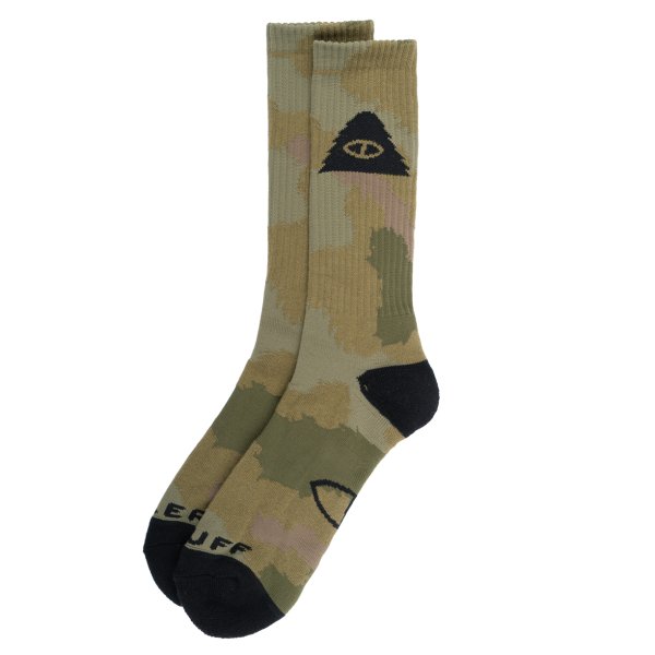 <img class='new_mark_img1' src='https://img.shop-pro.jp/img/new/icons5.gif' style='border:none;display:inline;margin:0px;padding:0px;width:auto;' />CYCLOPS ICON SOCK - FURRY CAMO BLACK