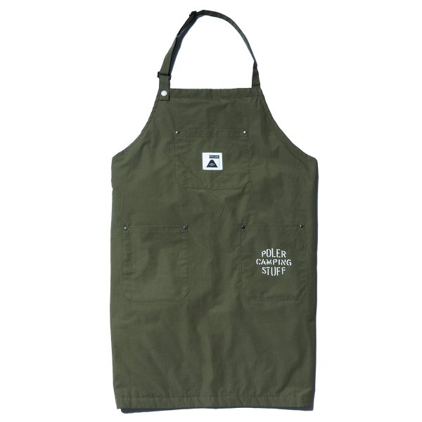 <img class='new_mark_img1' src='https://img.shop-pro.jp/img/new/icons5.gif' style='border:none;display:inline;margin:0px;padding:0px;width:auto;' />QUILT FABRIC 2WAY BBQ APRON - OLIVE