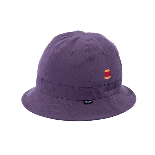 <img class='new_mark_img1' src='https://img.shop-pro.jp/img/new/icons5.gif' style='border:none;display:inline;margin:0px;padding:0px;width:auto;' />DUCK CANVAS BELL HAT - PURPLE