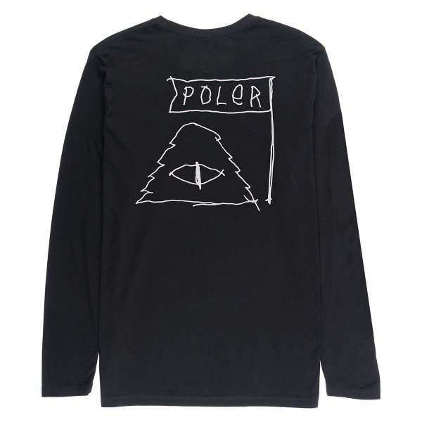 <img class='new_mark_img1' src='https://img.shop-pro.jp/img/new/icons5.gif' style='border:none;display:inline;margin:0px;padding:0px;width:auto;' />SCRIBBLE LONG SLEEVE - BLACK