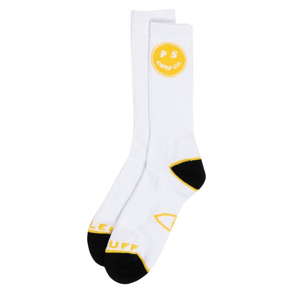 <img class='new_mark_img1' src='https://img.shop-pro.jp/img/new/icons5.gif' style='border:none;display:inline;margin:0px;padding:0px;width:auto;' />HAPPY CAMPER SOCK - WHITE