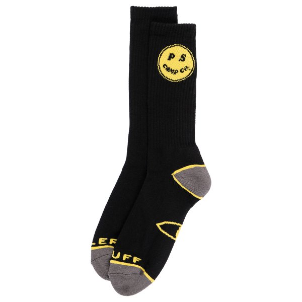 <img class='new_mark_img1' src='https://img.shop-pro.jp/img/new/icons5.gif' style='border:none;display:inline;margin:0px;padding:0px;width:auto;' />HAPPY CAMPER SOCK - BLACK